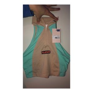 Misguided X Playboy Crop Top